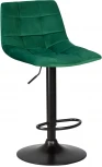 Стул барный DOBRIN TAILOR BLACK (зеленый велюр (MJ9-88)) 5017_BlackBase-LM BLACK, цвет сиденья зеленый (MJ9-88), основания черный