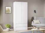Шкафы Woodville Идена ШК06-900 ЛДСП белое / ЛДСП белое