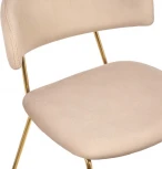 Стул Elle латте с золотыми ножками RF 0780 Bradex Home (арт.RF 0780)
