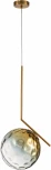 Подвесной светильник Dolce V000120 (11007/1P Gold) (220V, на проводе, шар)