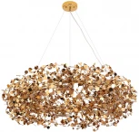 Подвесная люстра Crystal Lux GARDEN SP9 D800 GOLD (на тросе)