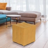 Пуф Dreambag Лотос Желтый Велюр 13229