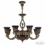 Подвесная люстра Bohemia 1400 71409P/8/210 GB P2 U Amber-Blue/H-1I FA10S