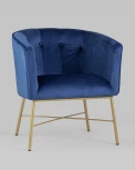 Кресло Stool Group Шале велюр синий УТ000005600