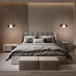 Подвесной светильник Loft It Wonders 10237P Black (220V, на тросе, шар)