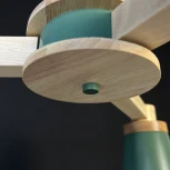 Потолочная люстра на штанге Prop 8 Green ImperiumLoft Prop01 (191992-23) (220V)