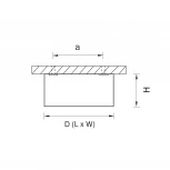 Накладной точечный светильник Lightstar Zolla 213926 (LED, 220V, IP44)
