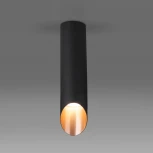 Накладной точечный светильник Elektrostandard 7011, 7005 DLN115 GU10 черный/золото (220V, круглые)