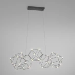 Подвесной светильник Uma 90168/5 черный жемчуг Eurosvet (LED, 220V, на тросе)