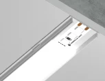 Алюминиевый профиль накладной гибкий для светодиодной ленты до 15мм Ambrella Illumination GP1600WH