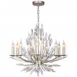 Подвесная люстра Favourite Feerie 1932-9P (220V, хрусталь, на цепи, подсвечник, свеча)