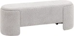 Банкетка Taks букле светло-серый Stool Group (арт.УТ000039117)