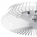 Потолочный светильник круглый с вентилятором Mantra Himalaya 7120 (LED, 220V, диммер, пульт управления, свето-шумовой датчик, управление смартфоном, умный дом - Tuya Smart, круглые)