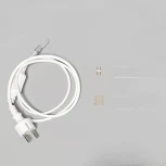 Кабель Питания 1,5м с выпрямителем 8А для Неона 8х16мм 220В, провод белый каучук, IP65 Laitcom FR-23550