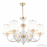 Подвесная люстра Arte Milano Florentia-1097 301097/6 Wh/Gd (220V, на цепи)