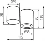 Спот Kanlux BLURRO 32951 (220V)