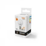 Лампочка светодиодная E14 10 Вт 880 lm 3000K теплое желтое свечение Gauss Elementary 53110