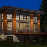 Архитектурная подсветка Escada 30007 30007W/01 GU10*5W IP54 Black (220V, куб)