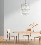 Подвесная люстра Simple Story 1045 1045-8PL (220V, на цепи, круглые)