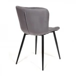 Стул QUINCY (mod. 8272) серый (G-062-40)/черный (металл/ткань)