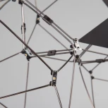 Подвесной светильник светодиодный Eurosvet Uma 90368/5 черный жемчуг (220V, на тросе)