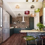 Потолочная люстра Odeon Light Binga 4747/1C (220V, круглые)