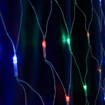 Светодиодная гирлянда Feron 48175 CL31 сеть 3х2,7м + 3м мультиколор c питанием от сети, прозрачный шнур