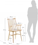 Обеденный стул La Forma (ex Julia Grup) Tressia (Каучук,Дерево,ДСП)