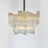 Подвесная люстра Waltz D80 ImperiumLoft Waltz01 (177867-26) (220V, хрусталь, на цепи)