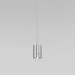 Подвесной светильник Solita 50249/1 латунь Eurosvet Piccolo 50248/1 LED/ хром (220V, на проводе, круглые)