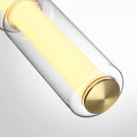 Подвесной светильник Odeon Light Fau 6688/19L античная бронза/металл/акрил/стекло IP20 LED 19W 3000K