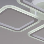 Потолочная люстра светодиодная на штанге с пультом регулировкой яркости и цветовой температуры Reluce 05105-0.3-04 WH (220V)