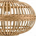 Подвесной светильник Eglo Amsfield 49771 (220V, на проводе, плетеные, клетка)