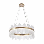 Подвесная люстра Arte Milano Venezia 311033/D800 BS (регулировка яркости, LED, 220V, хрусталь, пульт управления, на тросе, круглые)