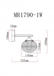 Бра MyFar Gloria MR1790-1W (220V)