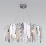 Подвесная люстра Wi-Fi Bogate's Canaria 324/10 (220V, управление смартфоном, голосовое управление, умный дом - Minimir Home, Алиса, Маруся, Салют, на тросе, круглые)