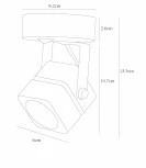 Спот Arte Lamp Misam A1315AP-1BK (220V)