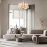 Потолочная люстра хрустальная на штанге Arte Milano Sorrento-7019 377019/5/300/390 GD (220V)