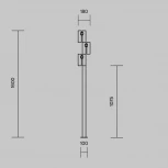 Наземный уличный светильник Maytoni Torq O494FL-L30B3K (LED, 220V, IP65)