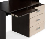 Стол компьютерный Woodville Джаз-17 левый венге / дуб молочный 318948