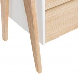 Этажерка широкая "Сканди" с тумбой 2 ящ. (1104) 2000026706649 Leset