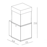 Настенный светильник уличный Oasis Light W61851