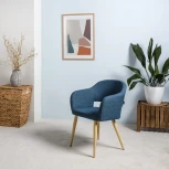 Стул R-Home Oscar Сканди Блю Арт Натур