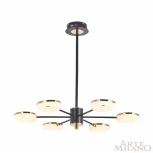 Потолочная люстра на штанге Arte Milano 277499/6 BK/GD (LED, 220V)
