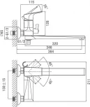 Смеситель D&K Hertz Rhein DA1293301 универсальный