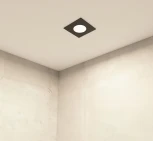 Встраиваемый влагозащищенный светильник PORT DK3102-BK (220V)