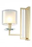 Бра Crystal Lux Nicolas AP1 GOLD/WHITE (220V)