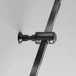 Крепление настенное Wall одинарное Flarity черный Maytoni Accessories for tracks Flarity TRA155CW-S1-B (24V)