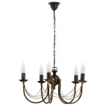 Подвесная люстра Nowodvorski Ares 205 (220V, на цепи, подсвечник, свеча)