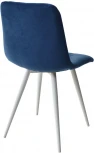 Стул CHILLI-Q синий #29, велюр / белый каркас M-City 461MC04060